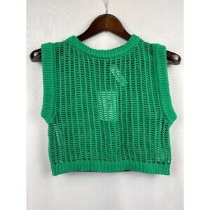 Women’s Dèluc. XS Emerald Green Knit Vest